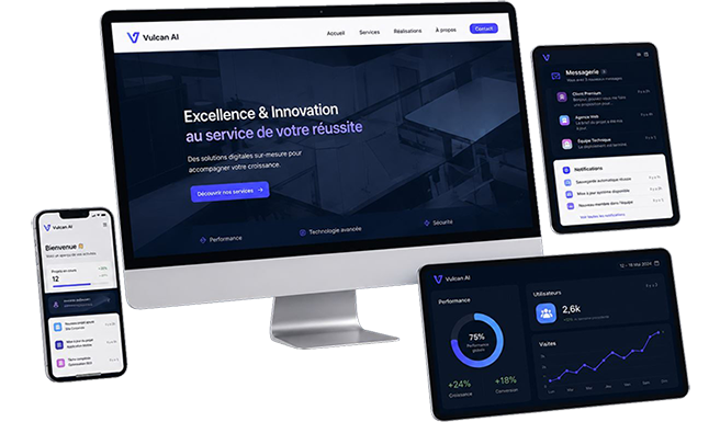 vulcan ai crée votre site pro avec l'ia